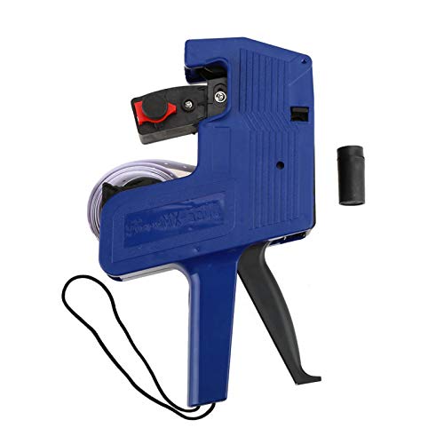 Digits Preisschild-Etikettierpistole, MX-5500, Etikettiergerät, inkl. Etiketten und Nachfülltinte (blau) von Akozon