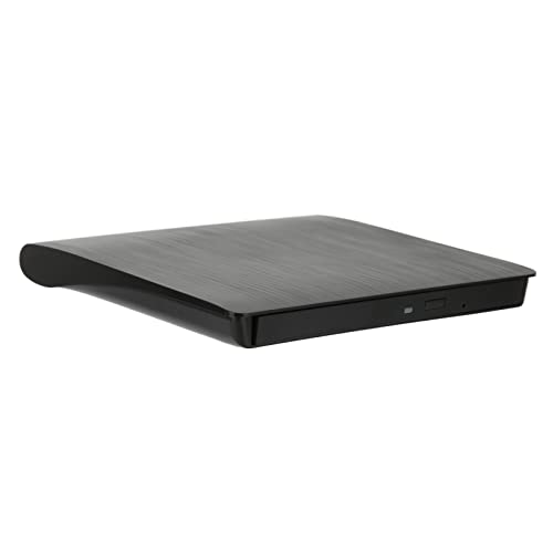 Externes DVD-Laufwerksgehäuse, Ul Ra Slim USB 3.0 SA A USB 3.0 CD-Laufwerke, Optischer Kunststoff für Laptop, Schreibtisch, OPWhi e ROM Rewri Er, kein E-Book, 9,5 Mm Disc, von Akozon