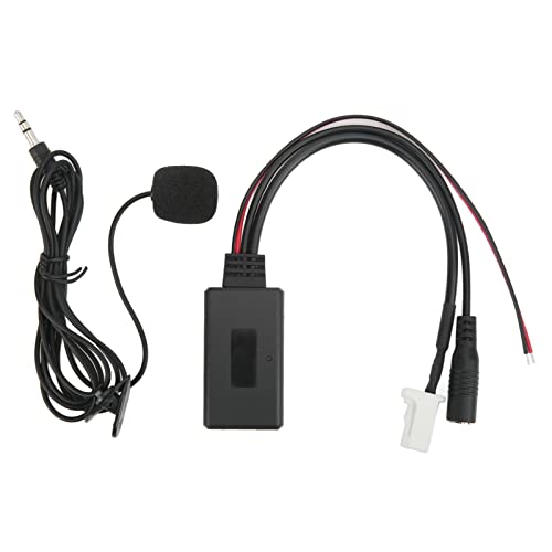 Fahrzeug-Audio-Hilfsadapter, Auto-Bluetooth-Audiokabel-Adapter mit MicrophHands Free-Ersatz-Funkzellenphfor Universal Fit Suzuki SX4 Grand Vitara 2007-2010 von Akozon