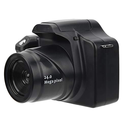 Fotocamera Digitale, 3,0-Zoll-LCD-Bildschirm, 18-facher Zoom, HD-Spiegelreflexkamera, Lange Brennweite, Videocamcorderlänge, Tragbare Digitalkamera (Standard-Weitwinkelobjektiv) (Standard Edition) von Akozon