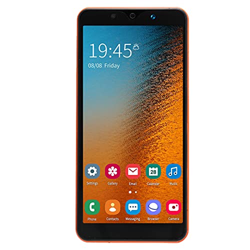 Frei Geschaltes Handy, Note30 Plus 5.72in Dual Cards Handys 512MB 4GB Freigabe Standby Smartphone (Orange) von Akozon