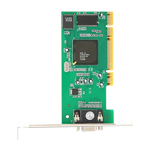 Generic A I Rage XL 8 MB 32Bi PCI VGA-Grafikkarte, Grafik-Esk-Op-Computerzubehör, Halbhohe Grafikkarten, Multi-Display für XL-Grafikkarte, PCI mit 2, ohne Design-Unterstützung von Akozon