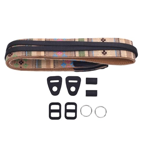 Kamera -Gurt Nylon Vintage Ethnisch Stil Verstellbarer Kamera Nacken Schultergurt DSLR Spiegellose Kameras Anwendbarer Außenreisen Warmer Stoff (Stil 6) von Akozon