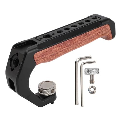 Kamera Top Griff Ergonomischer Aluminiumlegierung Holzgriff für DSLR -Kameras Kamera Top Griff Ergonomischer Aluminiumlegierung Holzgriff für DSLR -Kameras von Akozon