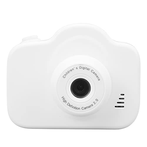 Kinderkamera, Kinder-Digitalkamera, 2000 W, HD, 2,0-Zoll-Bildschirm, Wiederaufladbar, Multifunktional, Kinder-Camcorder, Spielzeug für Kleinkinder (Weiss) von Akozon