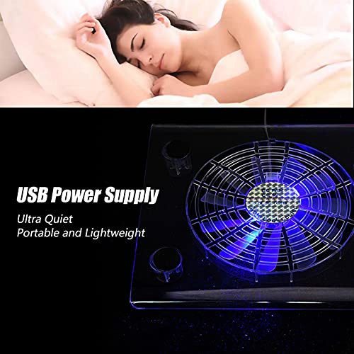 Kühlpad für PS3 Laptop, PS3 Slim Kühlständer mit LED-RGB-Leuchten, Leichte Gaming-Basis, PS3 Notebook, Extrem Leiser USB-Notebook-Kühler, Ultra-Computer-Lüfter von Akozon