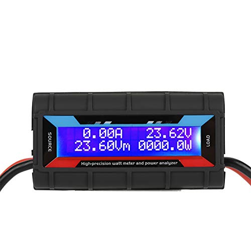 Leistungsanalysator, 4,8 V bis 60 V, 130 A, hochpräzises Watt-Messgerät, hochpräziser Leistungsanalysator, Spannungsverstärker, Leistungsanalysator für RC, Solar, Windkraft, E-Bike, Schwarz Leistungsanalysator, 4,8 V bis 60 V, 130 A, hochpräzises Watt-Messgerät, hochpräziser Leistungsanalysator, Spannungsverstärker, Leistungsanalysator für RC, Solar, Windkraft, E-Bike, Schwarz von Akozon