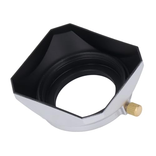 Lens Hood Professional Metall Vintage Style Digitalkamera Schatten für 39 -mm -Kamera Silber Lens Hood Professional Metall Vintage Style Digitalkamera Schatten für 39 -mm -Kamera Silber von Akozon