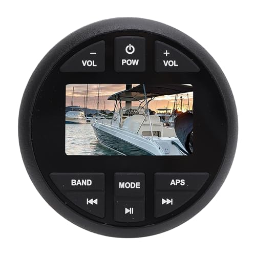 Marine Digital Media Receiver IPX6 Wasserdichter MP3-Player für Boot Yacht RV von Akozon