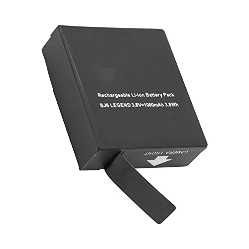 Motion Camera Zubehör Ersatzakku Original Kameraakkus 3.8V 1000mAh 3.8Wh Li-Ion Akku für SJCAM für SJ6 für Legend Sportkameras von Akozon