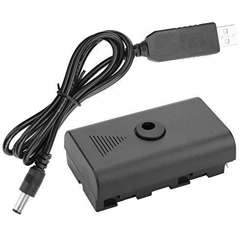 NP-F Dummy-Batterie Externes Netzteil Dummy-Batteriekoppler Netzteil für NP-F550 F570 F770 F750 F970 F990 mit USB-Kabel zur Stromversorgung der Video-LED-Lichtkamera NP-F Dummy-Batterie Externes Netzteil Dummy-Batteriekoppler Netzteil für NP-F550 F570 F770 F750 F970 F990 mit USB-Kabel zur Stromversorgung der Video-LED-Lichtkamera von Akozon
