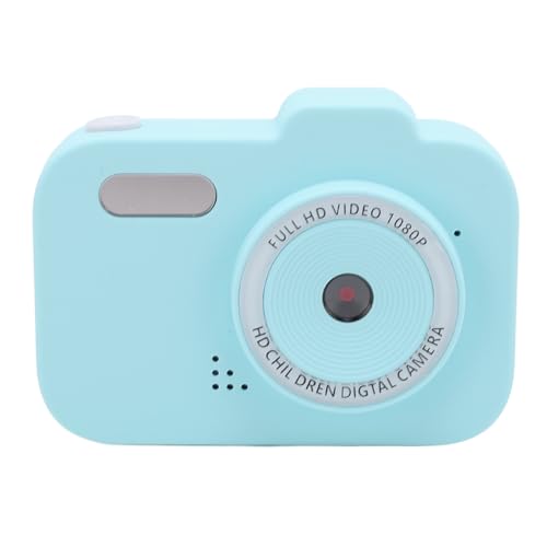 Niedliche Kompaktkamera 1080p HD Dual Objektiv 2 Zoll IPS Bildschirm 8X Digital Zoom mit Fotorahmen Filter -Spiele für Reisen (Green) von Akozon