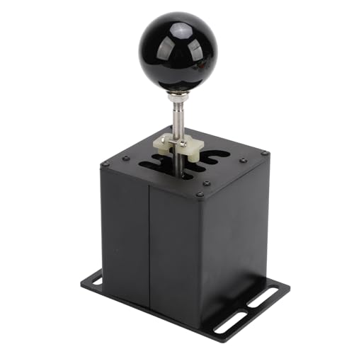 Akozon PC USB Simulator Shifter H Gear Shifter Rennspielsimulator für G29 G27 G25 G920 T300RS GT Lenkrad Schwarz Akozon PC USB Simulator Shifter H Gear Shifter Rennspielsimulator für G29 G27 G25 G920 T300RS GT Lenkrad Schwarz von Akozon