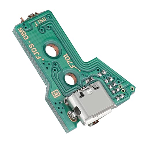 PS4-Controller-Akku, Ersatz-USB-Ladeplatine, Ladeplatte JDS-050 für PS4-Controller, Game-Griff, Roller-Anschlussbuchse, Ladegerät von Akozon