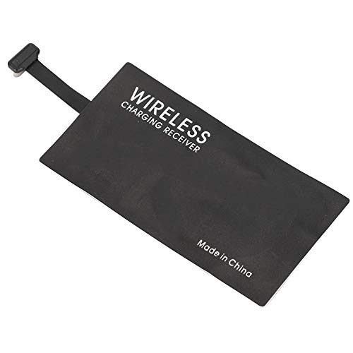 Qi-Adaptertyp, Typ C USB C Qi Wireless Charging-Ladeempfänger für Smartphones mit Schnittstelle für Kabelloses Ladegerät-Empfängermodul von Akozon