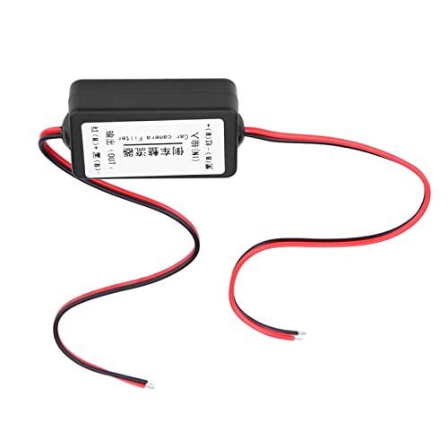 Rückfahrkamera Filter, Glättung Capacitor 12V, Auto Rückfahrkamera Signalfilter, 12 V DC Leistungsrelais Kondensator Filter Gleichrichter Kamera Power Filter für Auto Reverse Rückfahrkamera von Akozon