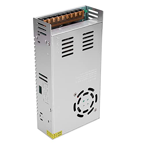Schalter Netzteil Treiber Adapter Aluminiumlegierung DC24V LED Bildschirm Streifen Licht 3D Drucker Professionelles Zubehör (S-360-24 (24V/15A/360W) AC110/220V±15%) von Akozon