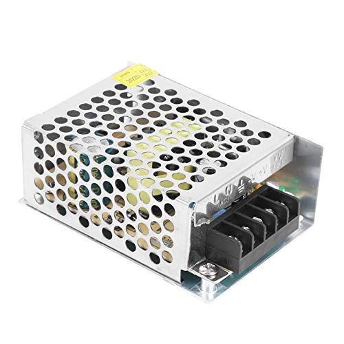 Schalter Netzteil Treiber Adapter Aluminiumlegierung DC24V LED Bildschirm Streifen Licht 3D Drucker Professionelles Zubehör (S-48-24 (24V/2A/48W) AC100-240V) von Akozon