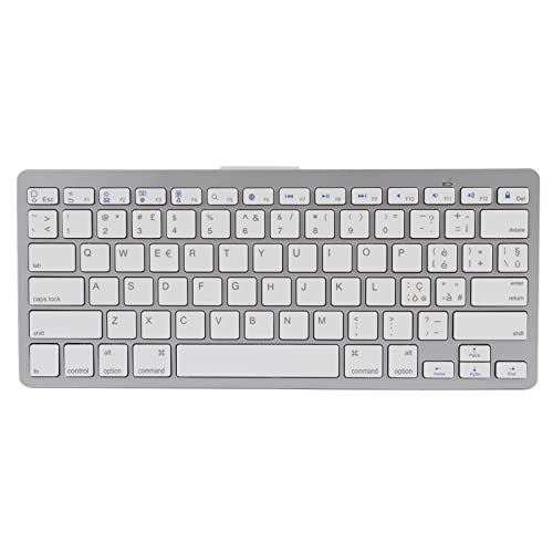 Schnurlose -Tastatur, Tasten, Ultradünn, Tragbar, F30-Frontgrill, 78 Computerzubehör, Peripheriegeräte, Strebe Weiße Tastaturen für Android OS X WindowsKoreanisch von Akozon