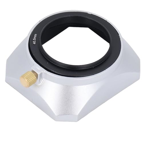 Silber Retro Quadrat Objektivhaubeer für 40,5 Mm Digitalkamera Spiegelloses Kameraobjektiv Silber Retro Quadrat Objektivhaubeer für 40,5 Mm Digitalkamera Spiegelloses Kameraobjektiv von Akozon