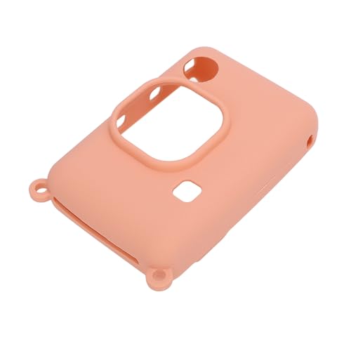 Silikon-Schutzhülle für LIPLAY Sofortbildkamera, Weiche Gehäuseabdeckung für Zubehör (Rosa) von Akozon