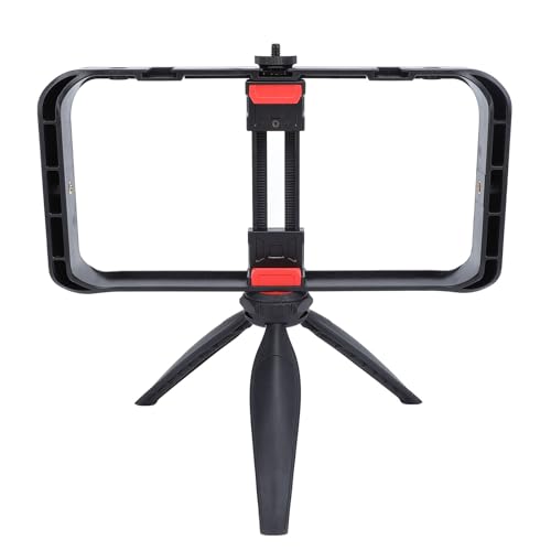 Smartphone Video Rig Filmemachen Vlogging Case Stabilisator mit Stativmontage Smartphone Video Rig Filmemachen Vlogging Case Stabilisator mit Stativmontage von Akozon