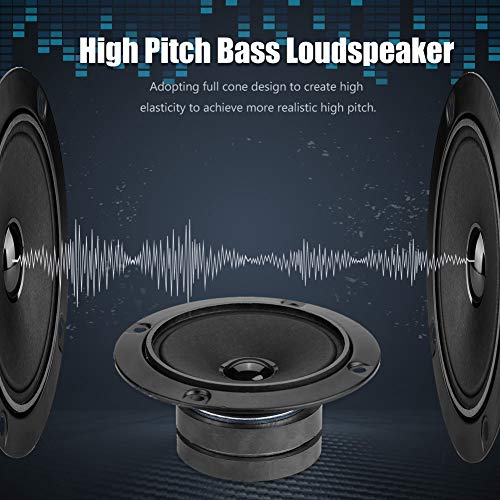 Stereo-Hallo-Fi-Hochtöner-Lautsprecher, DREI Zoll Lautsprecher, 60 Mm, 54 Mm Magnet-Bass-Lautsprecher, Klarer, Traumhafter Bass, Hi-Fi-Kalotten-Hochtöner-Lautsprecher für Stereo-Hallo-Fi-Hochtöner-Lautsprecher, DREI Zoll Lautsprecher, 60 Mm, 54 Mm Magnet-Bass-Lautsprecher, Klarer, Traumhafter Bass, Hi-Fi-Kalotten-Hochtöner-Lautsprecher für von Akozon