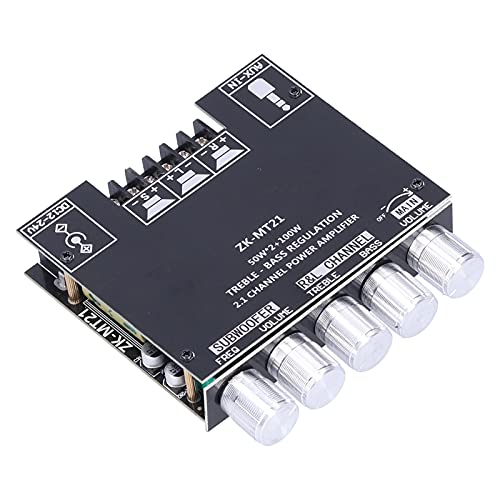Stromverstärker, Digitales Modul 2.1 Bass High E -Verstärker Linke Rechte Kanäle Board Box Channel für Store Home Theater Redner Stromverstärker, Digitales Modul 2.1 Bass High E -Verstärker Linke Rechte Kanäle Board Box Channel für Store Home Theater Redner von Akozon