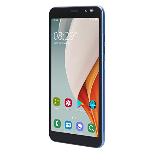 Telefon Entsperrt, LANDVO Rino4 Pro 5.45in Face Unlock Telefone des Standby-Smartphones 512MB 4GB Desbloqueados Dual Cards (Blau) von Akozon