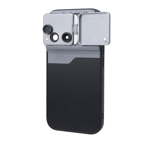 Telefonkamera -Objektiv 3 in 1 mit Hülle Aluminium TPU Optical Glass Makro -Teley -Fisheye -Objektiv für 16 Pro -Smartphone -Zubehör Telefonkamera -Objektiv 3 in 1 mit Hülle Aluminium TPU Optical Glass Makro -Teley -Fisheye -Objektiv für 16 Pro -Smartphone -Zubehör von Akozon