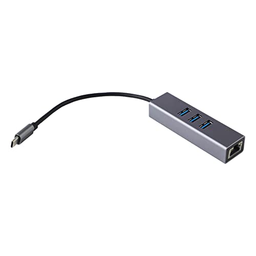 USB-Expander Professional, auf Megabit RJ45-Hub für Laptop, Mobile Festplatte, Drucker, Kamera, Mehrere Schnelle Datenübertragungen, USB3.0 von Akozon