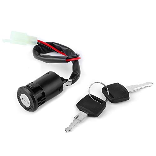 Zündschalter, Elektromobil Zündschlüssel Schlüssel 2 Draht Universal Moto Zubehör Ersatz für Roller ATV von Akozon