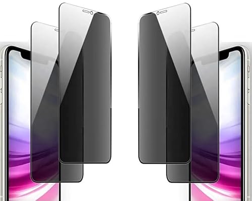 Akyandoo Blickschutz-Panzerglasfolie [3er Pack] zu iPhone 11 Pro, Displayschutzfolie mit Blickschutz, Kratzfest, Anti-Fingerprint, blasenfrei, 9H Härte HD Displayschutzfolie Ultrabeständig von Akyandoo