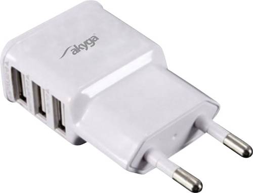 Akyga AK-CH-05 USB-Ladegerät Steckdose Ausgangsstrom (max.) 3.1A Anzahl Ausgänge: 3 x USB von Akyga