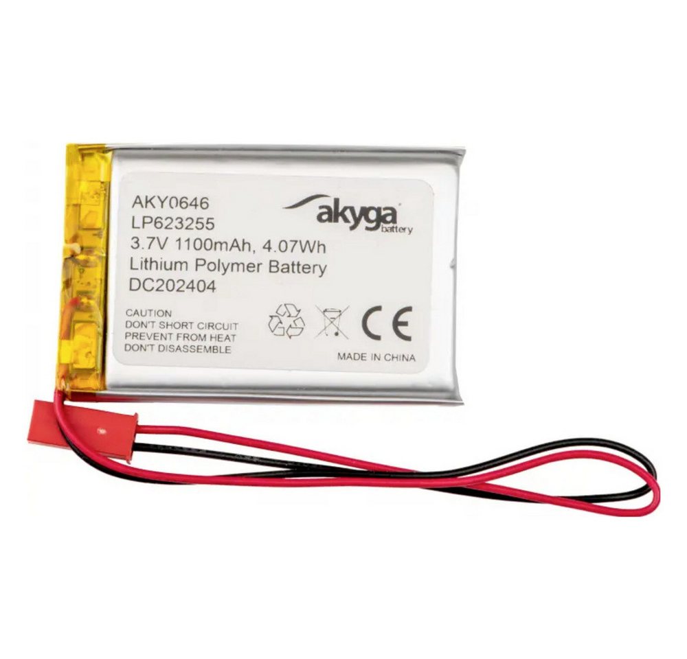 Akyga Akyga LP623255 Akkupack x Spezial-Akku LiPo 3.7 V 1100 mAh Akkupacks 1100 mAh (3.70 V) von Akyga