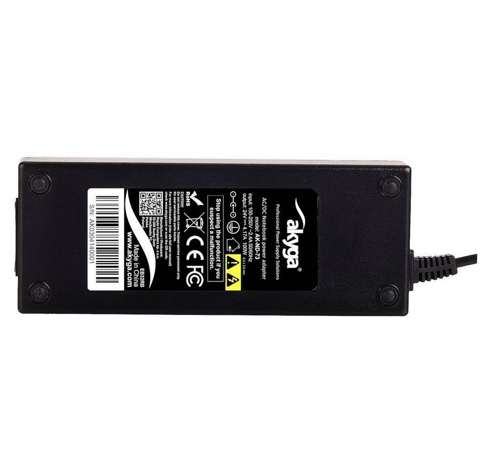 Akyga Netzteil 24V / 4.17A 100W 6.3 x 3 mm Netzteil Akyga Netzteil 24V / 4.17A 100W 6.3 x 3 mm Netzteil von Akyga