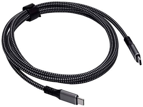 Akyga USB-Kabel Thunderbolt Stecker, Thunderbolt Stecker 1.50m Schwarz AK-USB-34 von Akyga