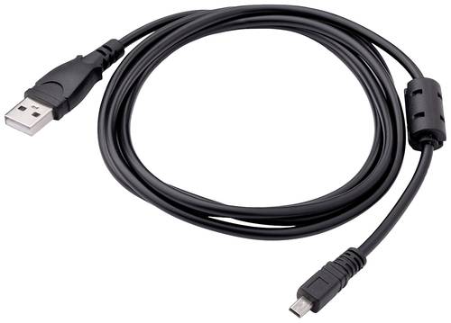 Akyga USB-Kabel USB-A Stecker, UC-E6 1.50m Schwarz AK-USB-20 von Akyga