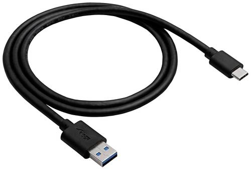 Akyga USB-Kabel USB-A Stecker, USB-C® Stecker 0.50m Schwarz AK-USB-24 von Akyga