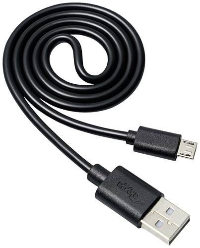 Akyga USB-Kabel USB-A Stecker, USB-Micro-B Stecker 0.60m Schwarz AK-USB-05 von Akyga