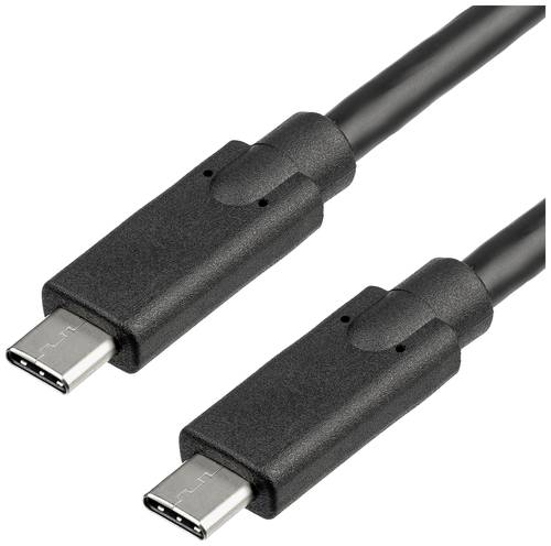 Akyga USB-Kabel USB-C® Stecker, USB-C® Stecker 1.00m Schwarz AK-USB-25 von Akyga