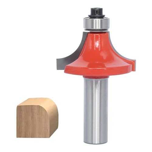 AKYLIN Abrundfräser 12mm Schaft, R12.7, Fräser für Oberfräse mit Kugellager Wolframcarbid Rundschnitt, Router Bit von Akylin