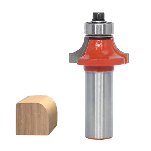 AKYLIN Abrundfräser 12mm Schaft, R6.35, Fräser für Oberfräse mit Kugellager,Wolframcarbid 2 Fluten AKYLIN Abrundfräser 12mm Schaft, R6.35, Fräser für Oberfräse mit Kugellager,Wolframcarbid 2 Fluten von Akylin