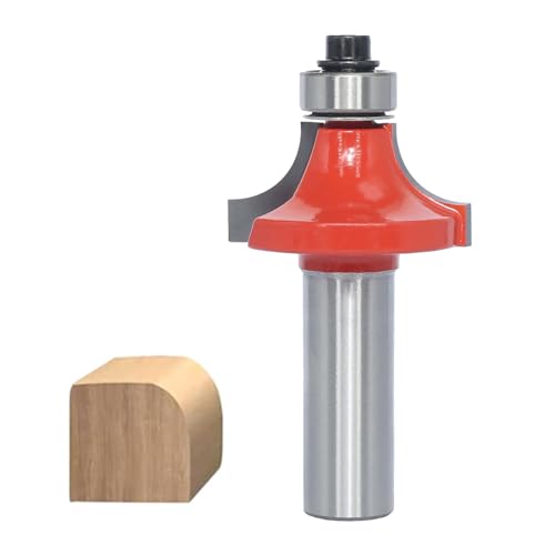 AKYLIN Abrundfräser 12mm Schaft,Radius 9.6mm,Rundfräser für Oberfräse mit Kugellager,Abrundfräser für Holzbearbeitung,Kantenfräser Radiusfräser Holzfräser AKYLIN Abrundfräser 12mm Schaft,Radius 9.6mm,Rundfräser für Oberfräse mit Kugellager,Abrundfräser für Holzbearbeitung,Kantenfräser Radiusfräser Holzfräser von Akylin
