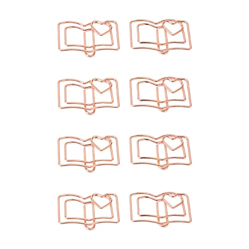 Aladeno 50 Stück Büroklammern, Büroklammern in Buchform, stabiles galvanisiertes Metall, kleine Büroklammern, ausgefallene Büroklammern, lustige Büroklammern, Stiftklammern für Aladeno 50 Stück Büroklammern, Büroklammern in Buchform, stabiles galvanisiertes Metall, kleine Büroklammern, ausgefallene Büroklammern, lustige Büroklammern, Stiftklammern für von Aladeno