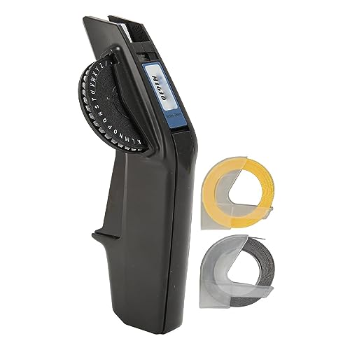 Aladeno Prägeetikettenhersteller mit 2 Rollen Klebeband, Retro-Etikettenhersteller, kleine Prägemaschine, Handetikettierer, manueller Prägeetikettenhersteller, tragbare Aladeno Prägeetikettenhersteller mit 2 Rollen Klebeband, Retro-Etikettenhersteller, kleine Prägemaschine, Handetikettierer, manueller Prägeetikettenhersteller, tragbare von Aladeno