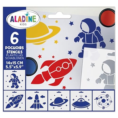 Aladine - 6 Schablonen für Kinder von Aladine