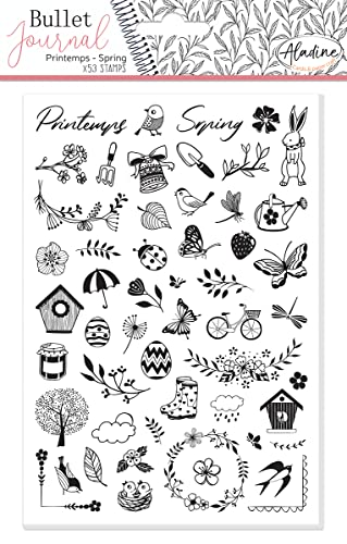 Aladine Bullet Journal Foam Stamps Spring von Aladine