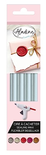 Aladine - Packung mit 4 flexiblen Wachsstiften – Himmelblau von Aladine