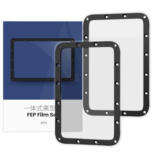 2 Stück Photon Mono 2 FEP Film Resin Vat FEP Upgrades 3D-Druckerzubehör kompatibel mit Anycubic Photon Mono 2, Mono 4 UV DLP LCD – 197 x 131 mm von Aladrs